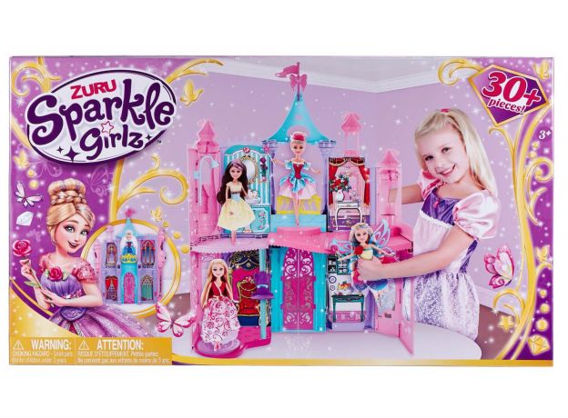 قصر رویایی 30 تکه عروسک های Sparkle Girlz, image 6