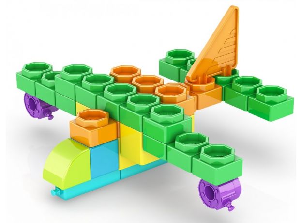 بلاک ساختنی Engino کیوبویدز 2 در 1 مدل تمساح, image 4