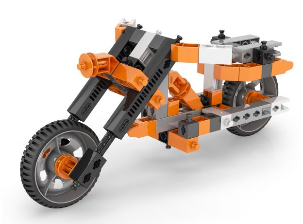 بلاک ساختنی Engino اینونتور 50 در 1 مدل موتوردار نارنجی, image 8