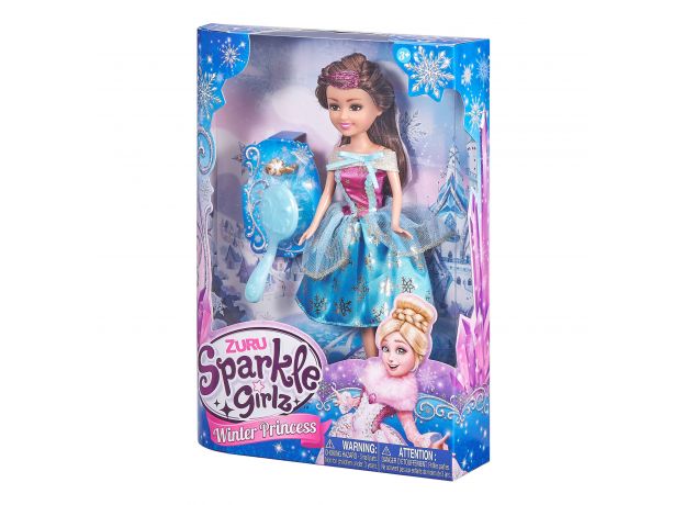 عروسک 26 سانتی پرنسس برفی Sparkle Girlz مدل Winter Princess (با دامن  آبی), image 3