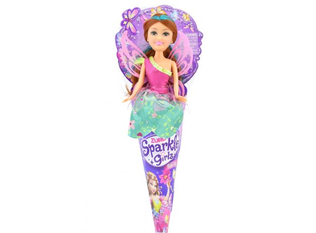 عروسک قیفی پری Sparkle Girlz مدل Fairy (با لباس صورتی), image 