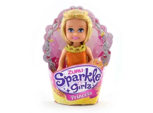 عروسک کاپ کیکی Sparkle Girlz مدل Princess (با لباس نارنجی), image 