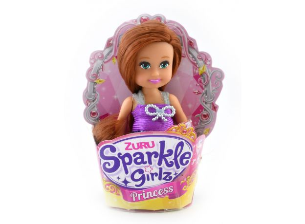عروسک کاپ کیکی Sparkle Girlz مدل Princess (با لباس بنفش), image 
