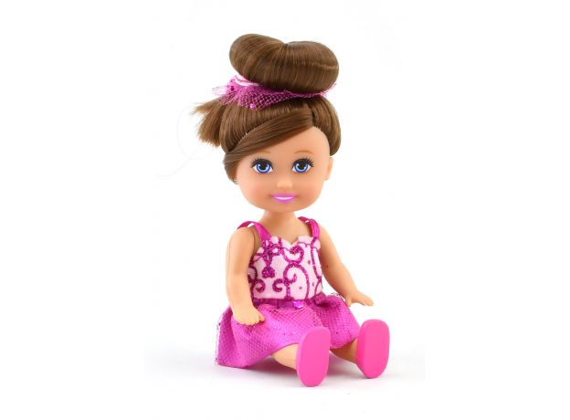عروسک کاپ کیکی Sparkle Girlz مدل Ballerina (با لباس صورتی و موی قهوه‌ای), image 3