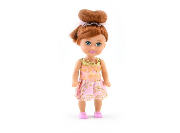 عروسک کاپ کیکی Sparkle Girlz مدل Ballerina (با لباس طلایی و موی قهوه‌ای), image 2