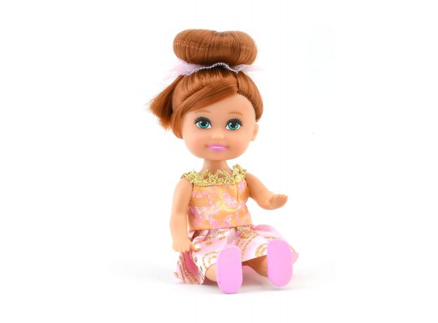 عروسک کاپ کیکی Sparkle Girlz مدل Ballerina (با لباس طلایی و موی قهوه‌ای), image 5