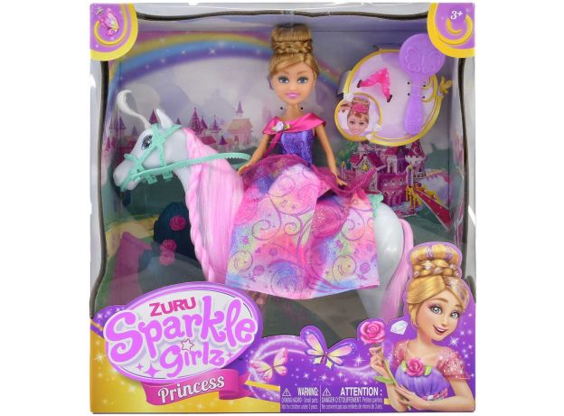 عروسک اسب سوار Sparkle Girlz مدل Princess, image 