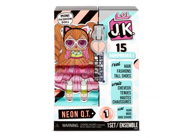 عروسک LOL Surprise سری J.K مدل Neon Q.T, image 3