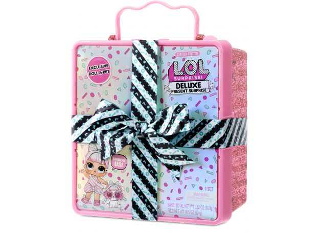 جعبه کادوی LOL Surprise سری Deluxe مدل صورتی, تنوع: 570684-Deluxe Present Surprise Pink, image 