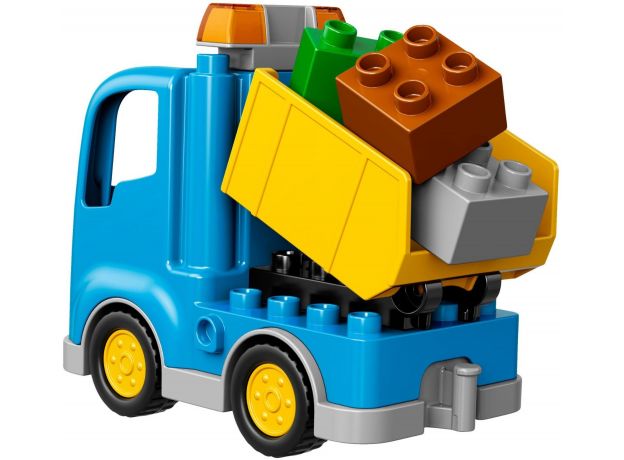 لگو دوپلو مدل کامیون و بیل مکانیکی (10812), image 6