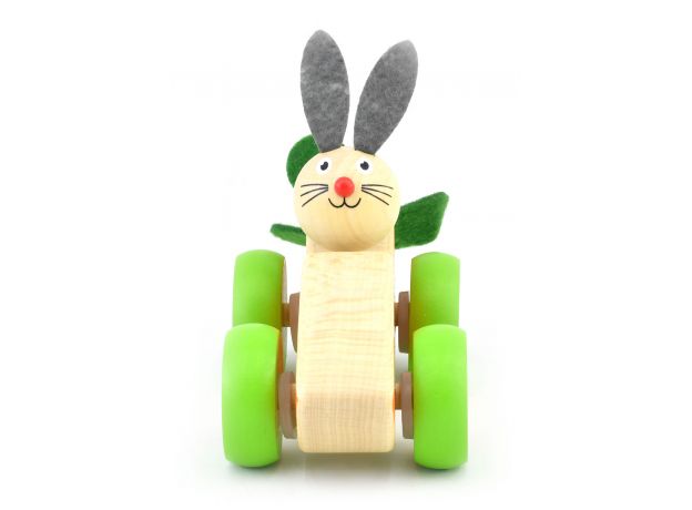 ماشین هویجی چوبی پیکاردو با خرگوش راننده, تنوع: BZ-01-C-PD-Carrot, image 2
