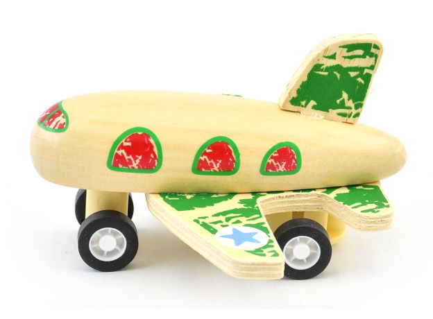 هواپیمای عقب کش چوبی پیکاردو (سبز), تنوع: BZ-01-E-PD-Green, image 4