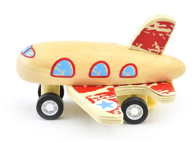 هواپیمای عقب کش چوبی پیکاردو (قرمز), تنوع: BZ-01-E-PD-Red, image 2