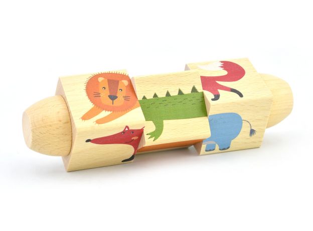 پازل چرخشی چوبی پیکاردو با طرح حیوانات, image 6