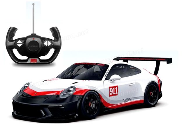 ماشین کنترلی پورشه 911 GT3 CUP راستار با مقیاس 1:14 (سفید), image 7