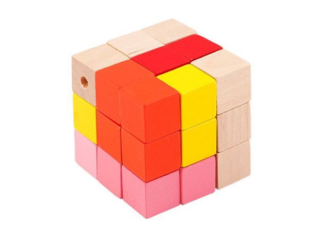 مکعب هوش چوبی پیکاردو (صورتی), تنوع: BZ-08-B-PD-Pink, image 