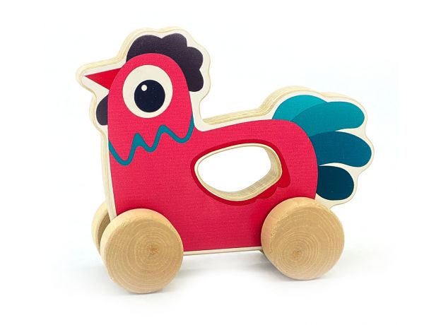 خروس چوبی چرخدار پوپولوس, تنوع: 62610715PP-Wooden Rooster, image 