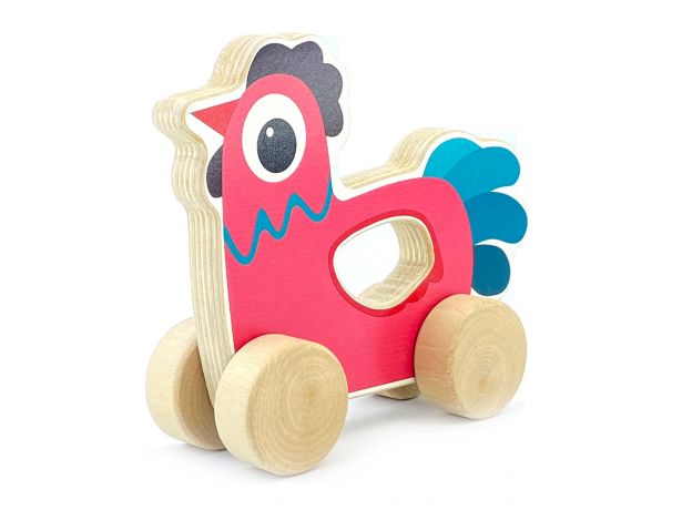 خروس چوبی چرخدار پوپولوس, تنوع: 62610715PP-Wooden Rooster, image 2