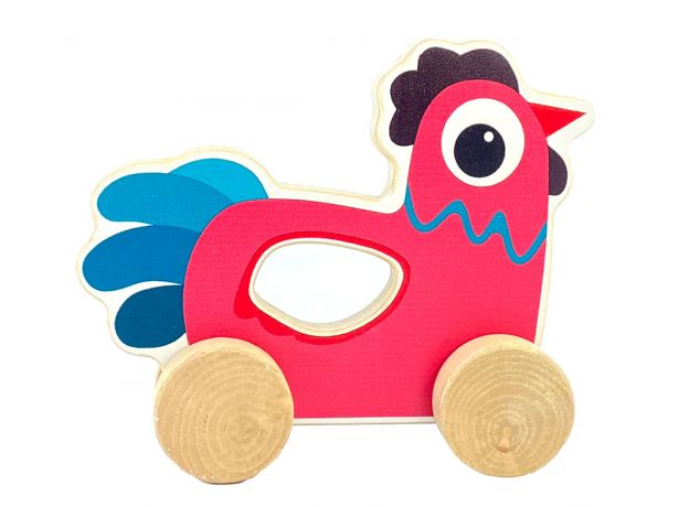 خروس چوبی چرخدار پوپولوس, تنوع: 62610715PP-Wooden Rooster, image 3