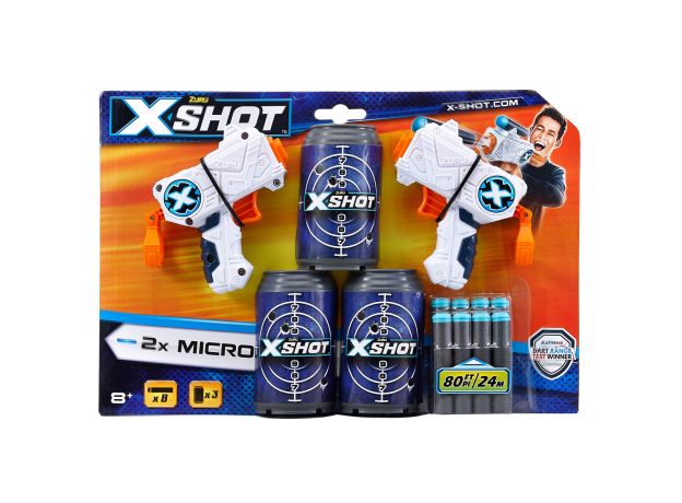 تفنگ دوقلو ایکس شات X-Shot مدل Micro, image 