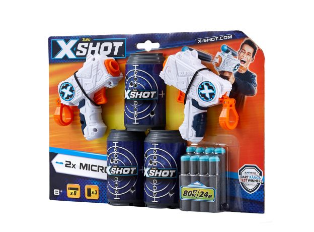 تفنگ دوقلو ایکس شات X-Shot مدل Micro, image 7