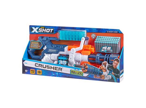 تفنگ‌ ایکس شات X-Shot مدل Crusherسفید, image 11