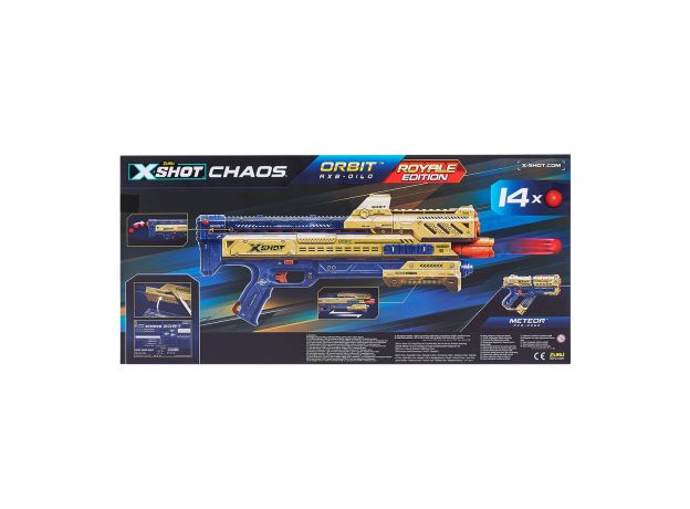 تفنگ رویال گلد ایکس شات X-Shot Chaos مدل Orbit, image 10