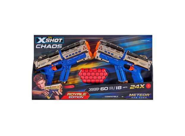 تفنگ دوقلو رویال گلد ایکس شات X-Shot Chaos مدل Meteor, image 9