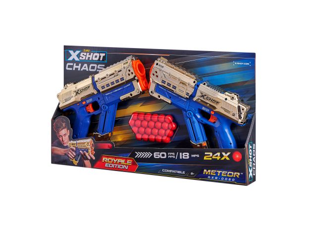 تفنگ دوقلو رویال گلد ایکس شات X-Shot Chaos مدل Meteor, image 10