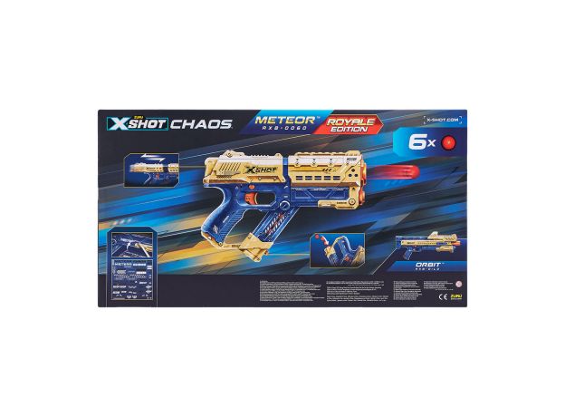 تفنگ دوقلو رویال گلد ایکس شات X-Shot Chaos مدل Meteor, image 8