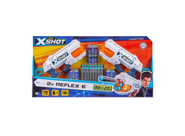 تفنگ دوقلو ایکس شات X-Shot مدل Reflex6, image 5