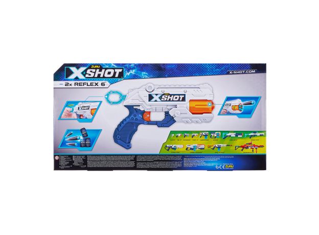 تفنگ دوقلو ایکس شات X-Shot مدل Reflex6, image 7