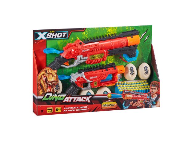 پک 2 تایی تفنگ ایکس شات X-Shot سری Dino Attack, image 2