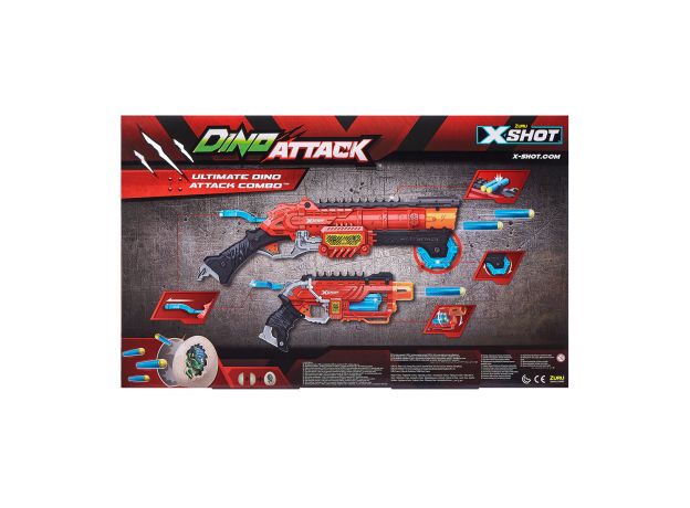 پک 2 تایی تفنگ ایکس شات X-Shot سری Dino Attack, image 11
