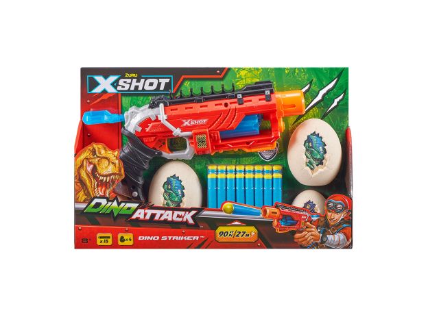 تفنگ ایکس شات X-Shot مدل Dino Striker قرمز, image 8