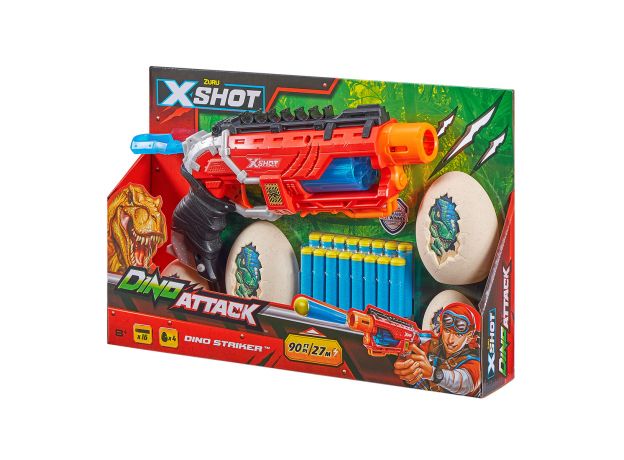 تفنگ ایکس شات X-Shot مدل Dino Striker قرمز, image 7