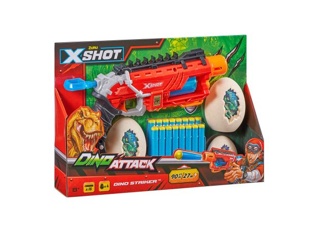 تفنگ ایکس شات X-Shot مدل Dino Striker قرمز, image 