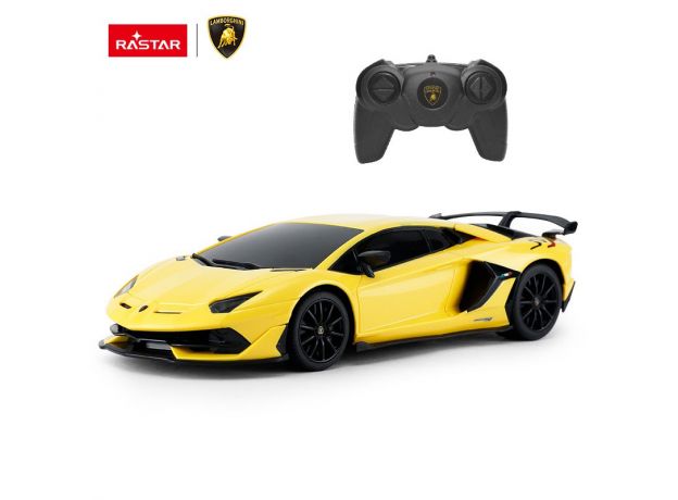 ماشین کنترلی لامبورگینی Aventador SVJ زرد راستار با مقیاس 1:24, تنوع: 96100-Yellow, image 