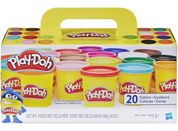 پک 20 تایی خمیربازی Play Doh, image 