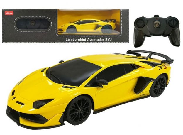 ماشین کنترلی لامبورگینی Aventador SVJ زرد راستار با مقیاس 1:24, تنوع: 96100-Yellow, image 6