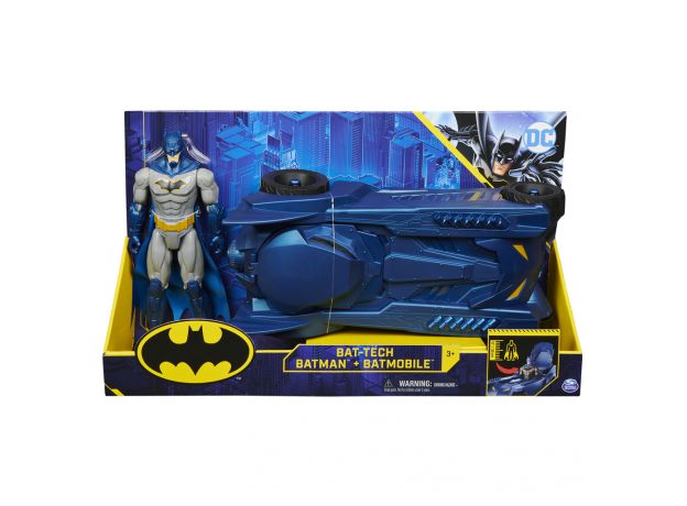 ماشین و فیگور 30 سانتی بتمن Batmobile Batman (آبی), image 