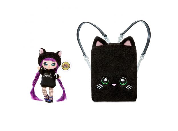 ست 3 در 1 نانانا سورپرایز Na! Na! Na! Surprise سری Backpack مدل Black Kitty, image 4