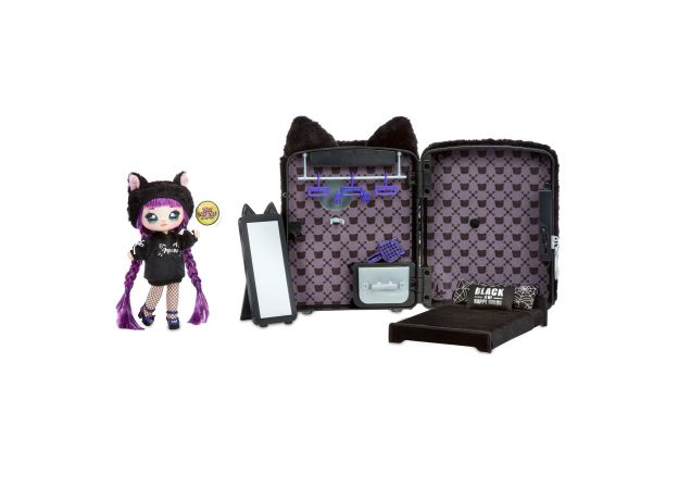 ست 3 در 1 نانانا سورپرایز Na! Na! Na! Surprise سری Backpack مدل Black Kitty, image 3