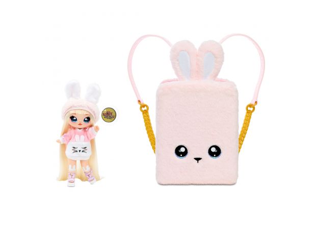 ست 3 در 1 نانانا سورپرایز Na! Na! Na! Surprise سری BackPack مدل Fuzzy bunny, image 4