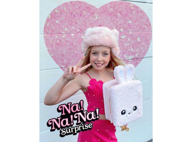 ست 3 در 1 نانانا سورپرایز Na! Na! Na! Surprise سری BackPack مدل Fuzzy bunny, image 7