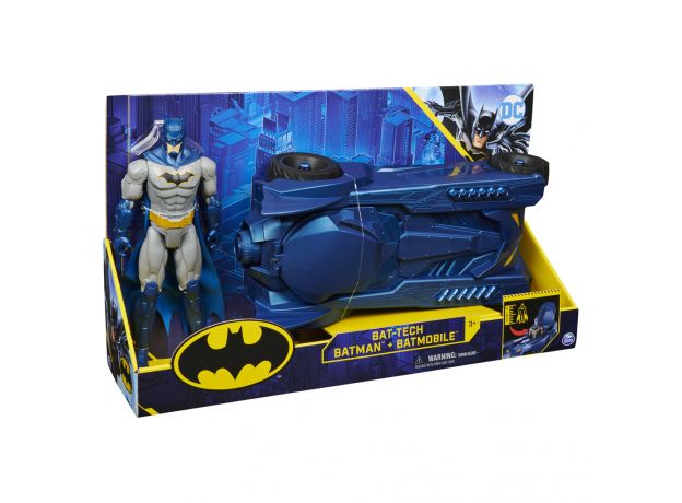 ماشین و فیگور 30 سانتی بتمن Batmobile Batman (آبی), image 4