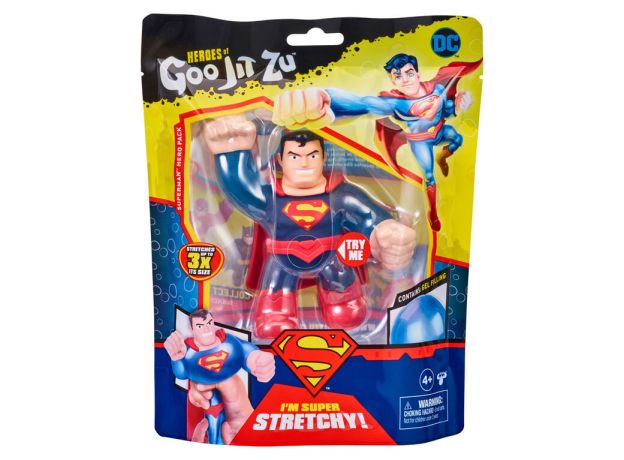 عروسک فشاری گو جیت زو Goo Jit Zu مدل سوپرمن, image 