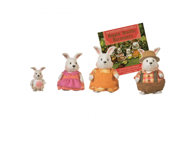 خانواده 4 نفری خرگوش های Li'l Woodzeez مدل Hoppingood, image 3