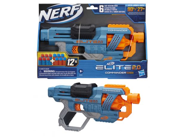 تفنگ نرف Nerf مدل Commander RD-6, image 