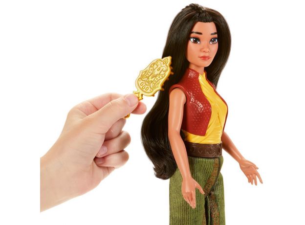 عروسک رایا دیزنی به همراه دستگاه بافت مو Disney Raya, image 3